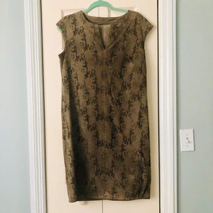 Suede dress
